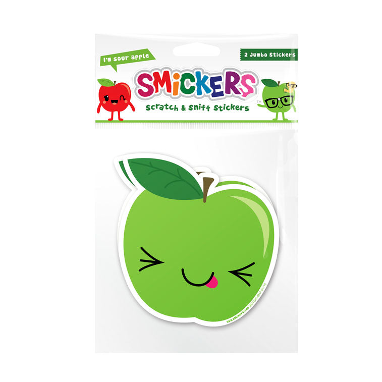 Green Apple Dinosaurs Scratch & Sniff Stickers